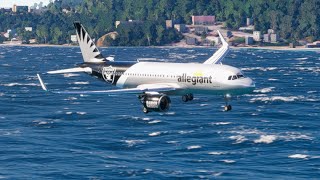 Most Dangerous Plane Landing with amazingly great pilot skills eps 0262