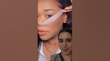 Effortless Eyeliner: Tape Hack for the Perfect Wing #shorts #viral #youtubeshorts