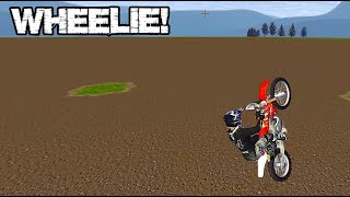 MX Simulator Noob Learning How To Wheelie.