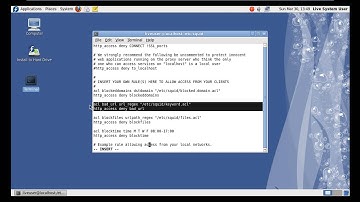 How to configure Squid Proxy.