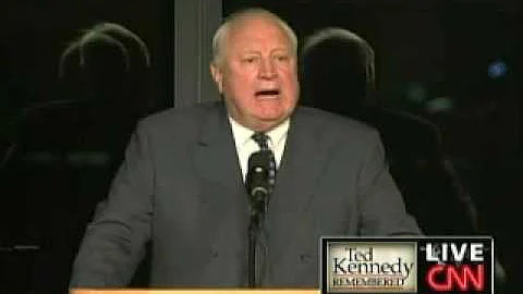 Edward Kennedy Memorial Service - John Culver (Par...