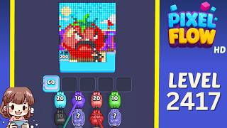 Pixel Flow Level 2417 Solution Walkthrough