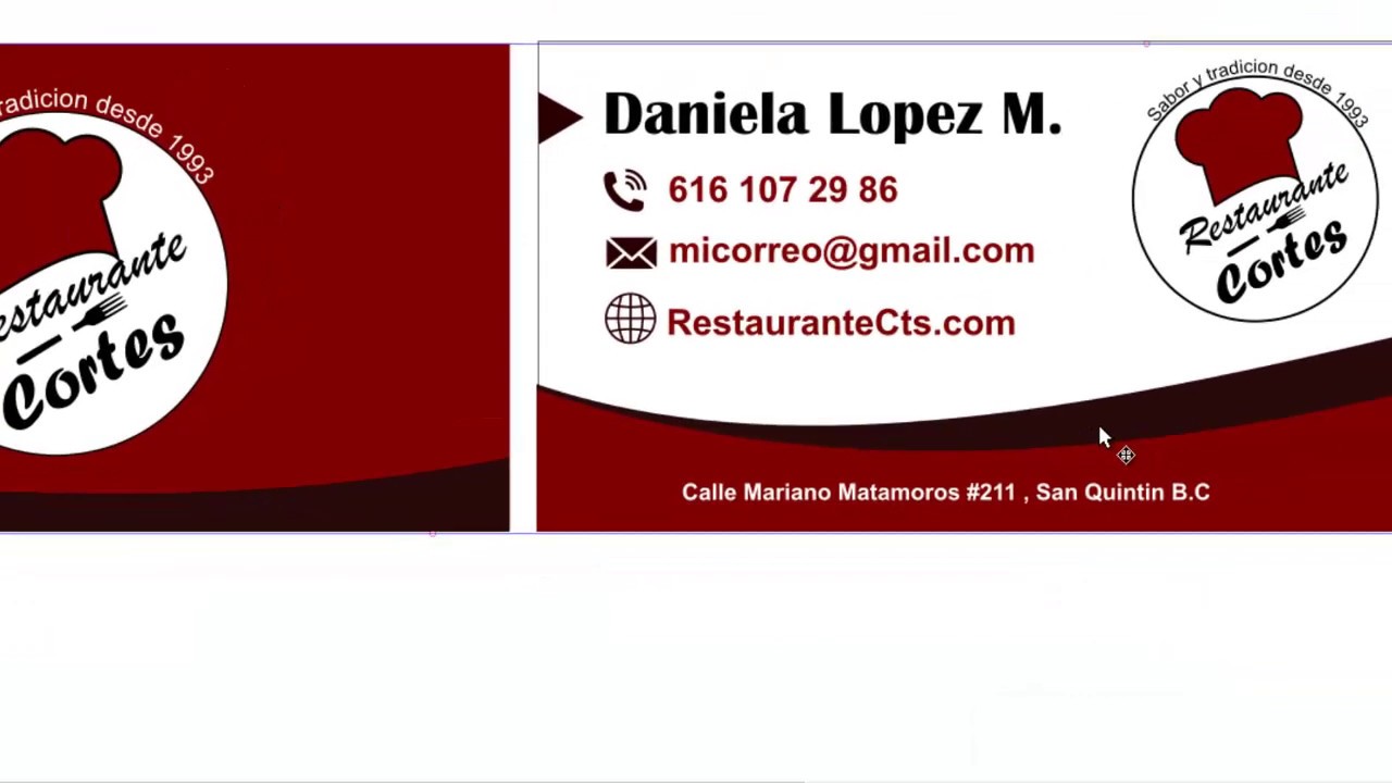 Como Hacer Una Tarjeta De Presentacion En Inkscape www.youtube.com