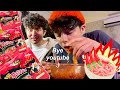 SPICY 2x RAMEN NOODLE CHALLENGE :)))