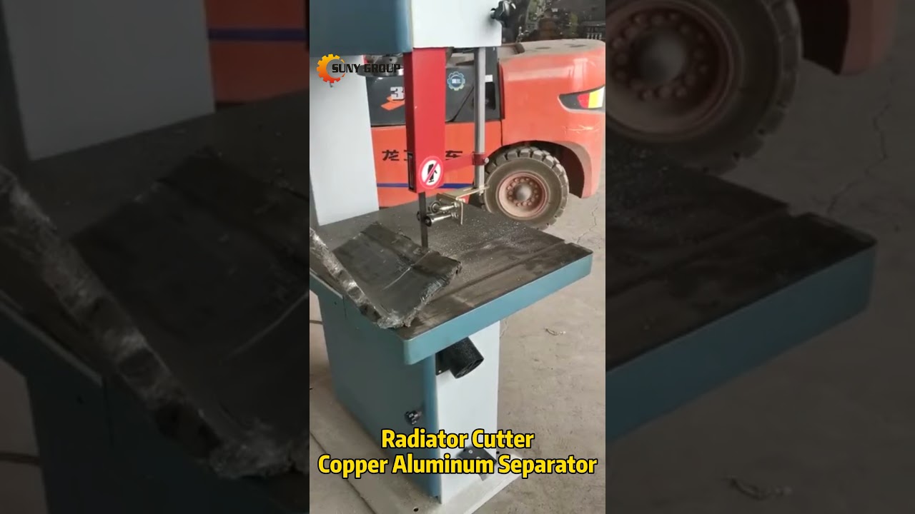 Radiator Scrap Cutter Copper Aluminum Separator Machine 