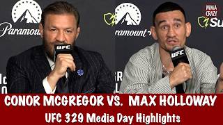UFC 329: Conor McGregor & Max Holloway Media Day Highlights
