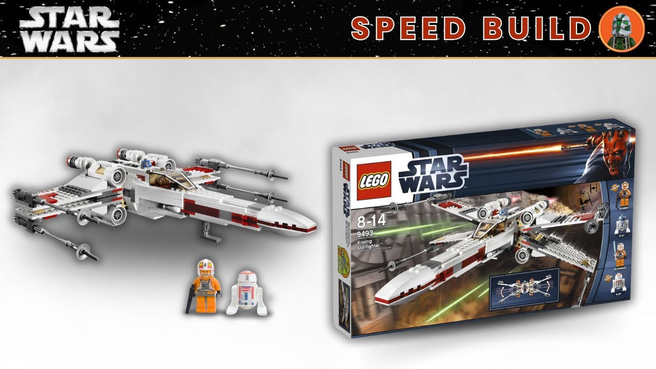 ⚡️ Full Speed Build｜LEGO Star Wars 9493 X-Wing Starfighter