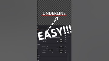 Easy DYNAMIC Text Underline Effect for DaVinci Resolve!