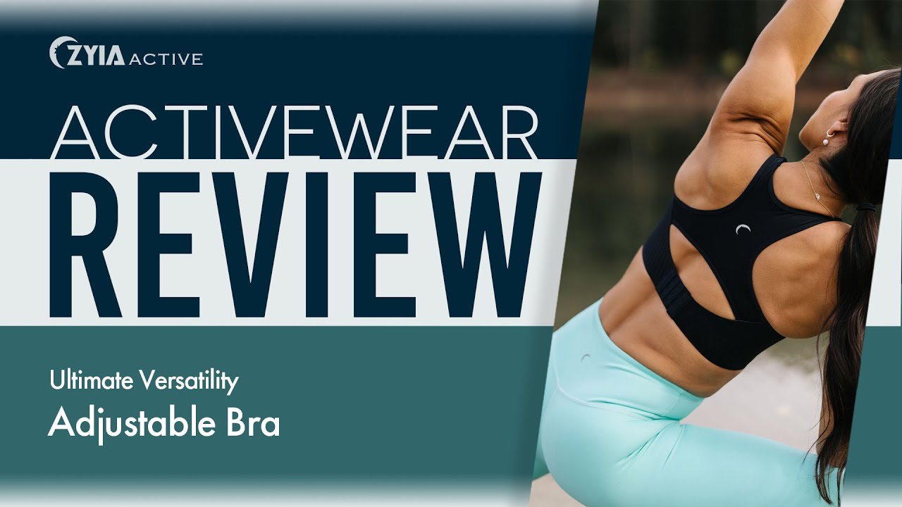 Activewear Review Ultimate Versatility Adjustable Bra 1908 YouTube