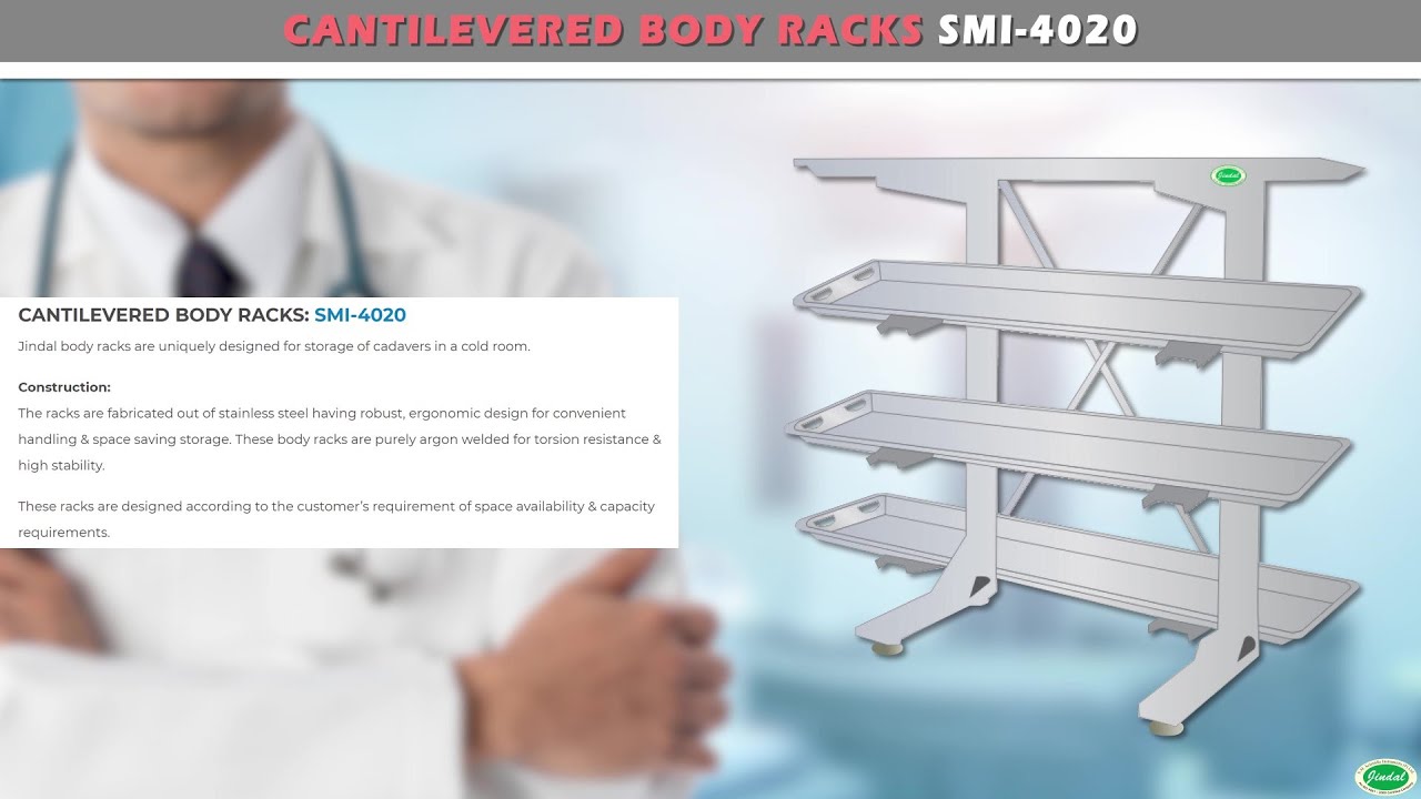 CANTILEVERED BODY RACKS | MortuaryLab