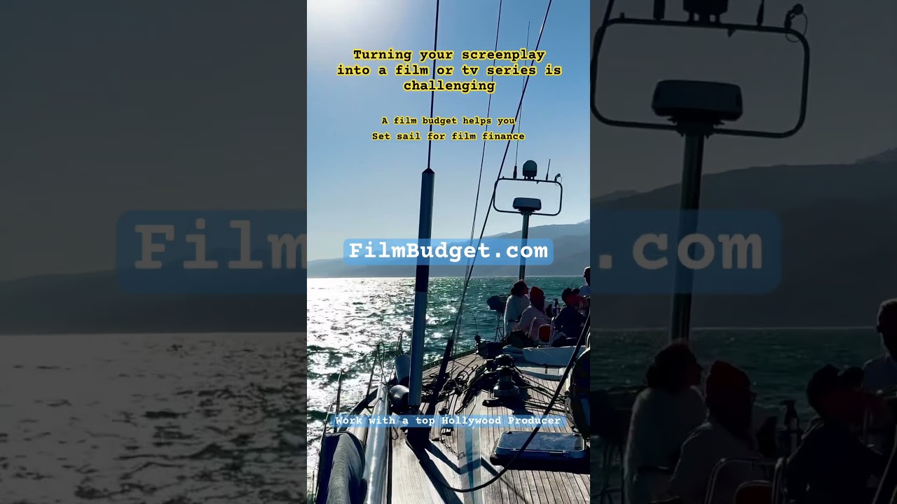 Getting your screenplay made into a movie is hard. A film budget for film finance is the key.