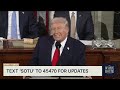 President Donald J. Trump’s 2026 State of the Union Address