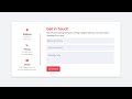 Responsive Contact Us Form in HTML and CSS