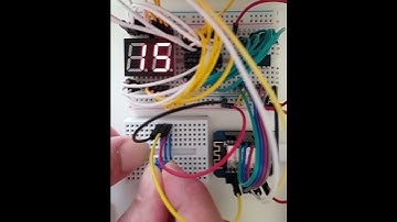 ESP8266 controlled 2 character 7 Segment LED