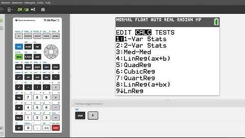 Uitleg lijsten, centrummaten, spreidingsmaten TI 84