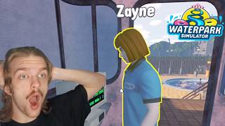 I NEEDED HELP SO I HIRED AN EMPLOYEE Waterpark Simulator Ep 2