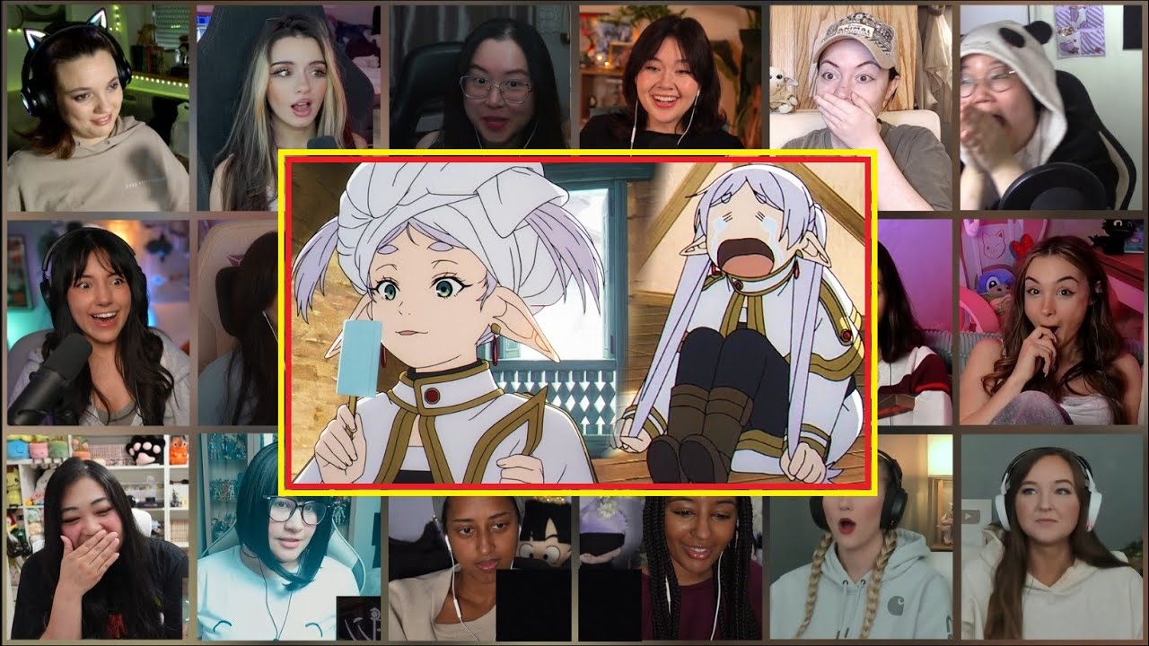 GIRLS REACT! | Frieren: Beyond Journey's End Season 2 Episode 3 Reaction Mashup | 葬送のフリーレン