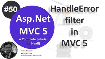 (#50) HandleError in MVC 5 | mvc tutorial for beginners in .net c#