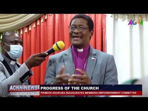 PRIMATE NDUKUBA INAUGURATES YET ANOTHER COMMITTE FOR THE PROGRESS OF THE CHURCH