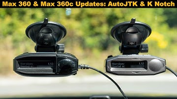 Max 360 & Max 360c get AutoJTK & K Notch