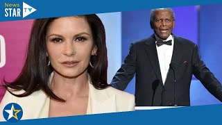 Catherine Zeta-Jones talks 'cherished' time with Sidney Poitier in tribute after his death