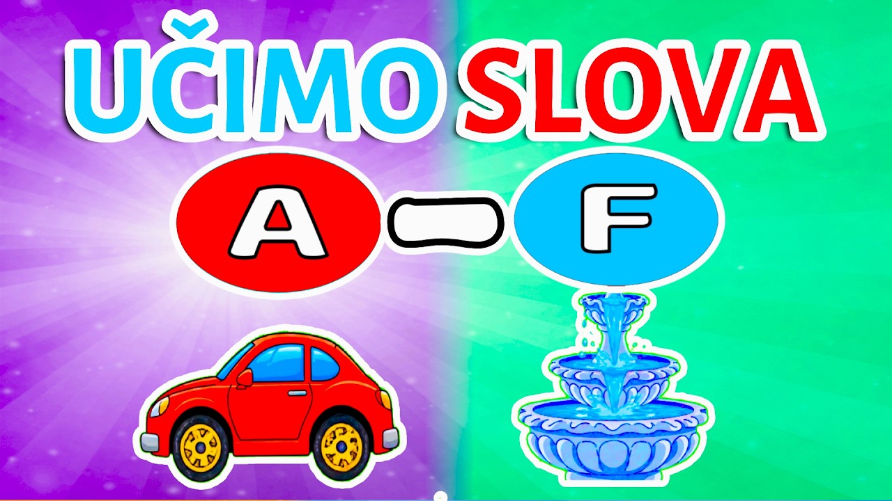 Učimo slova A–F 🔤🐾 | Abeceda za Djecu | Pepi TV Učimo Abecedu