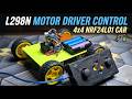 DIY Wireless Robotic Car using Arduino &amp; NRF24L01 | Joystick Controlled 4x4 Car project |