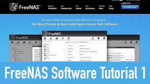 FreeNAS 9 Software Tutorial & Overview One