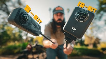 DJI Osmo 360 vs Insta360 X5 Real World Footage Test! Does 10Bit make a difference?