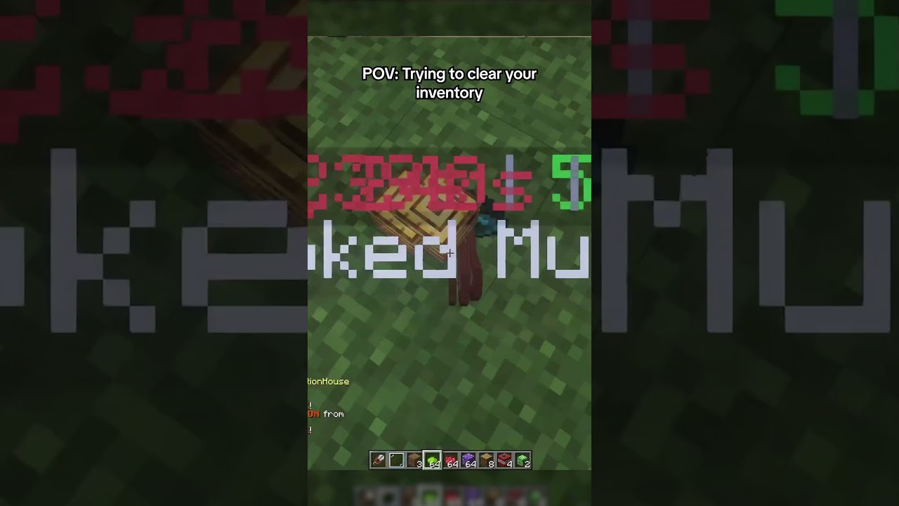 POV TRYING TO CLEAR YOUR INVENTORY