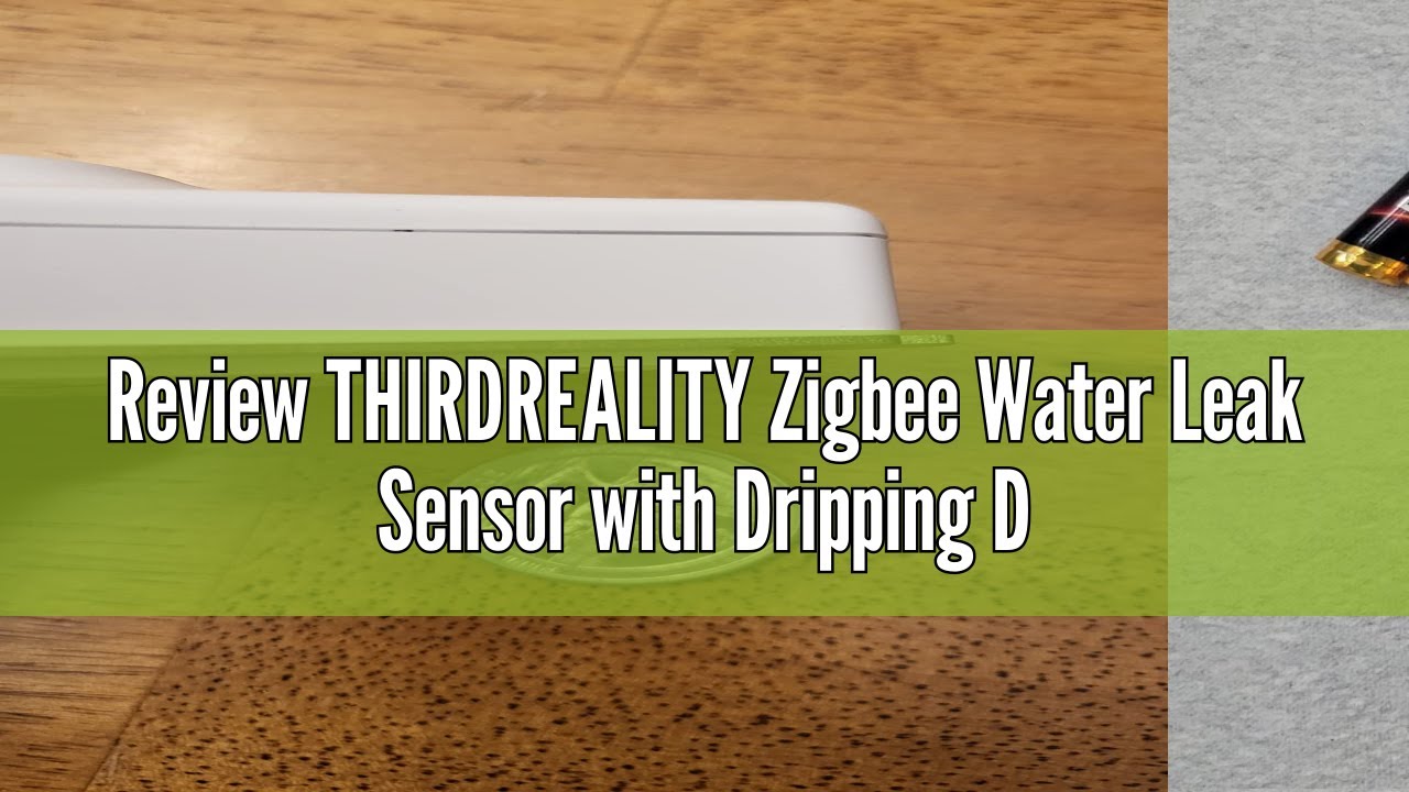 Sensore Di Perdita D'acqua Zigbee THIRDREALITY – Allarme 120 DB, Notifiche App, Batteria 3 Anni, 2 Pezzi