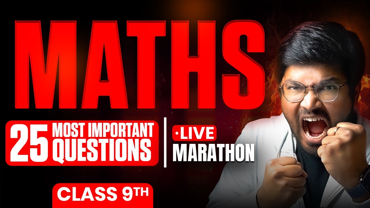 Full Maths Class 9 in One-Shot Marathon - BAAP OF 9th - YouTube