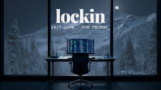 lockin // 24/7 Dub Techno for Deep Work & Late Night Coding [No Drops · No Builds]