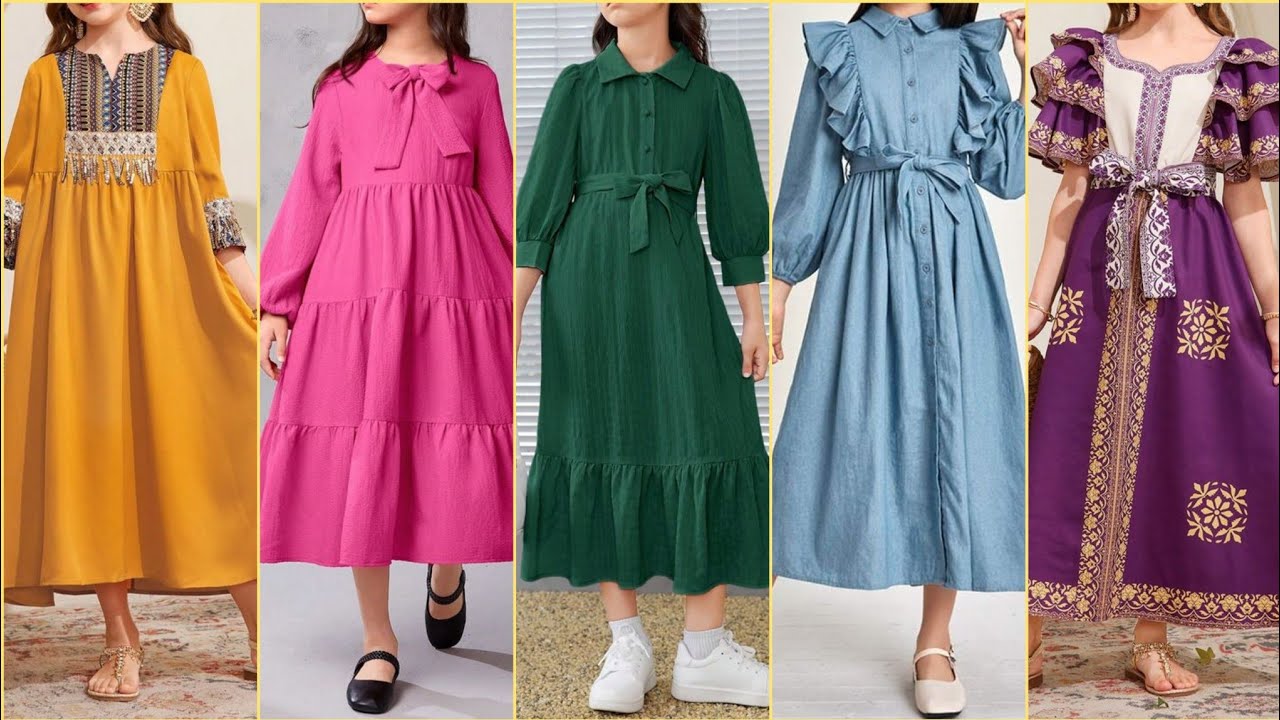 Latest 8 To 12 Years Girls Dress Designs || Winter Frock Designs ldeas 2025