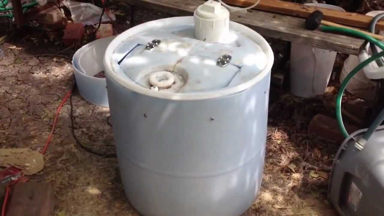 Home made bait tank with Pump, filter and Aerator. 