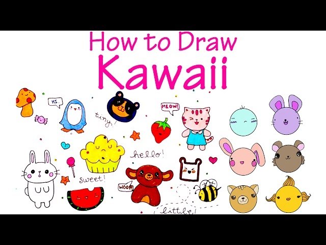 How to Draw Cute (KAWAII) Characters 