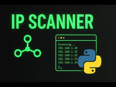 how to make a ip scanner in python #coding #python