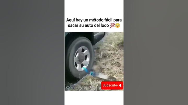 Truco para salir del lodo con tu coche 🤗🤗