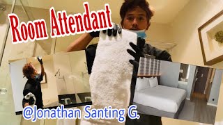 HOUSEKEEPING IN 5-STAR HOTEL | ROOM ATTENDANT || Jonathan Santing G.