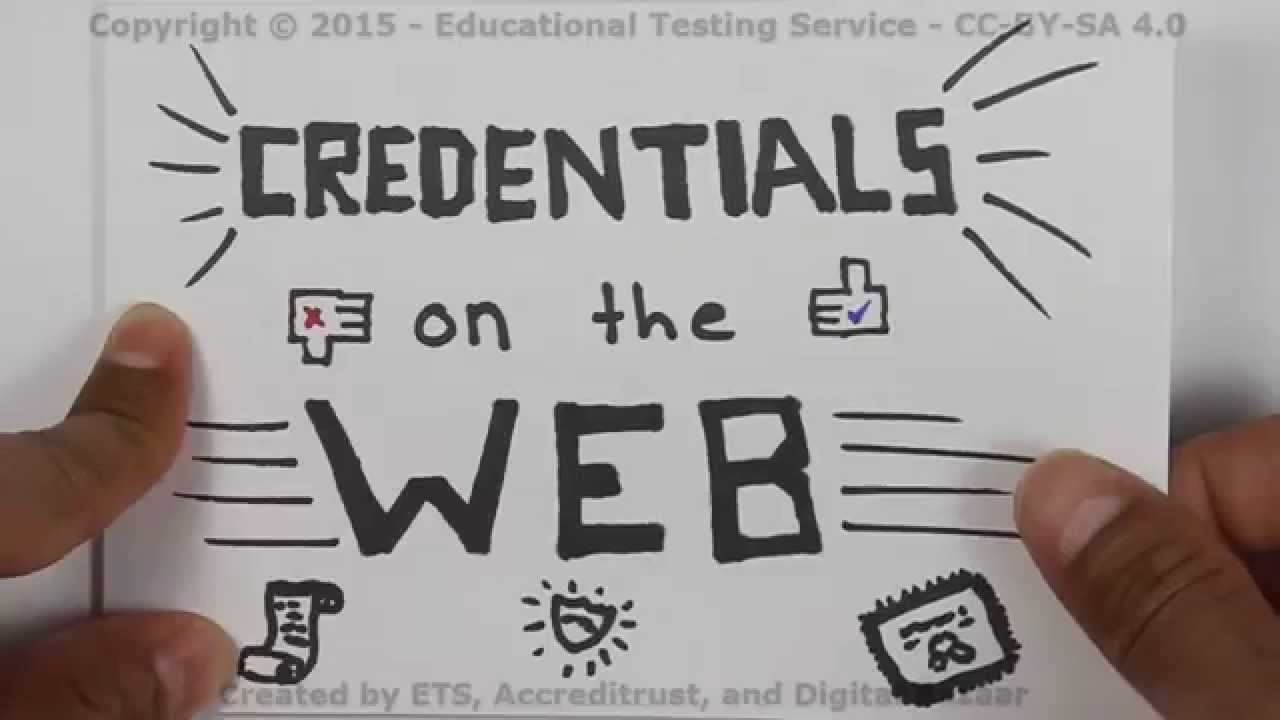 credentials คือ  New Update  Credentials on the Web