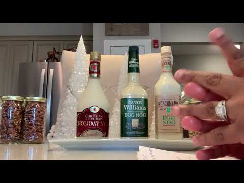 Holiday Alcohol Egg Nog Review On YouTube With Rum Brandy And Whisky