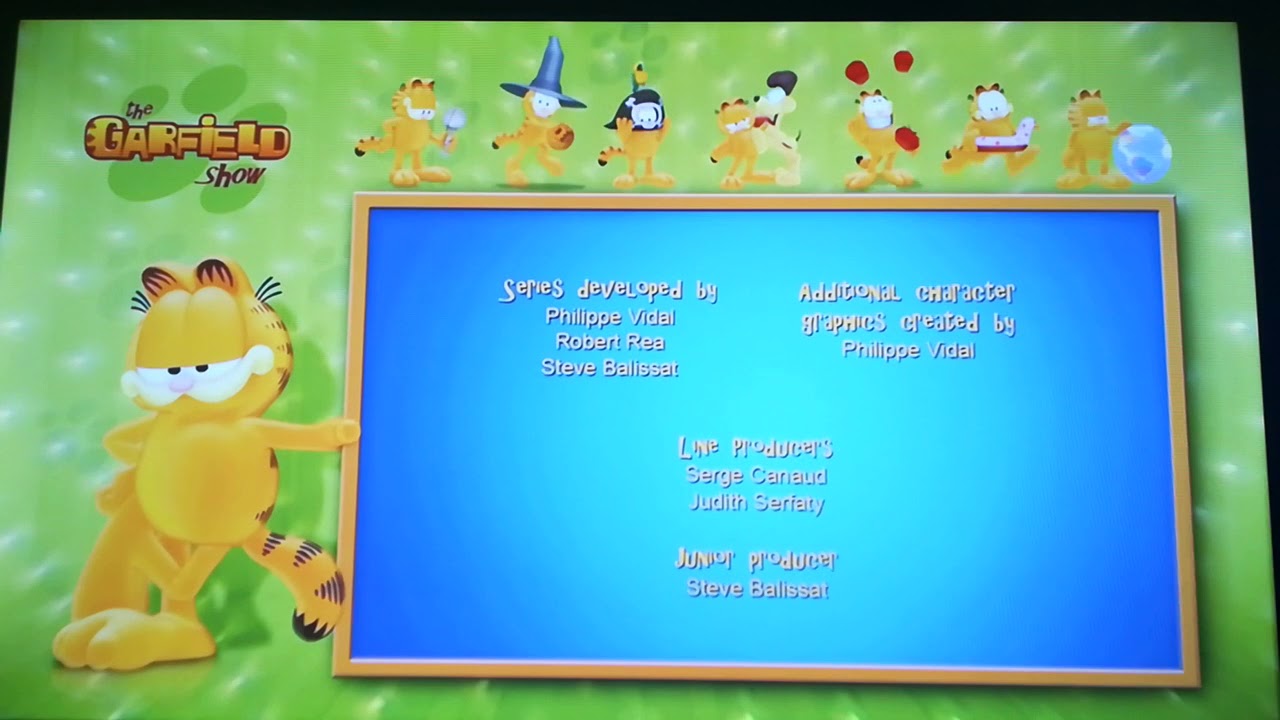 The Garfield Show Ending Credits YouTube