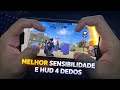 MELHOR SENSIBILIDADE E HUD 4 DEDOS ATUALIZADOS Para dar FULL VERMELHO!! Free Fire - K7 FF