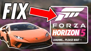 How To Fix Forza Horizon 5 Loading Please Wait Profile