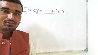 integration of tanx - Mathematics In Hindi
