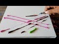 Water Lilies / Abstract Painting Demonstration / Satisfying / Daily Art Therapy / Day #030