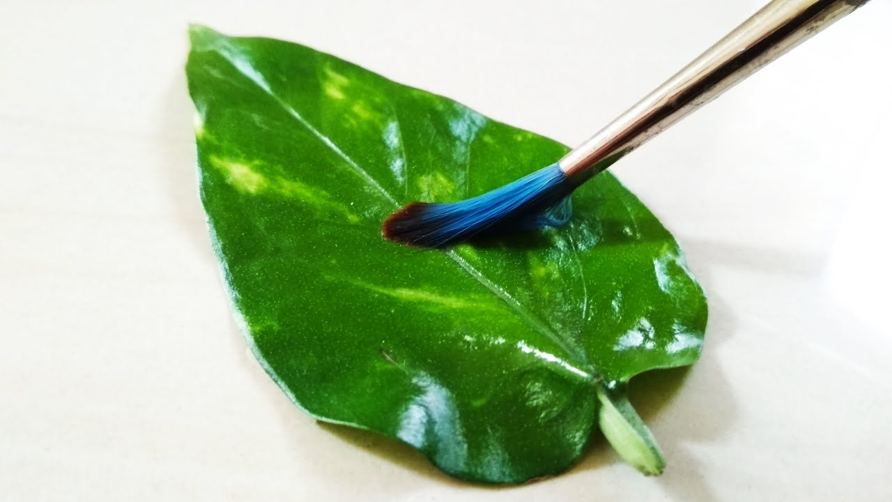 Painting on a Leaf | Creative acrylic art for beginners | easy & step by step