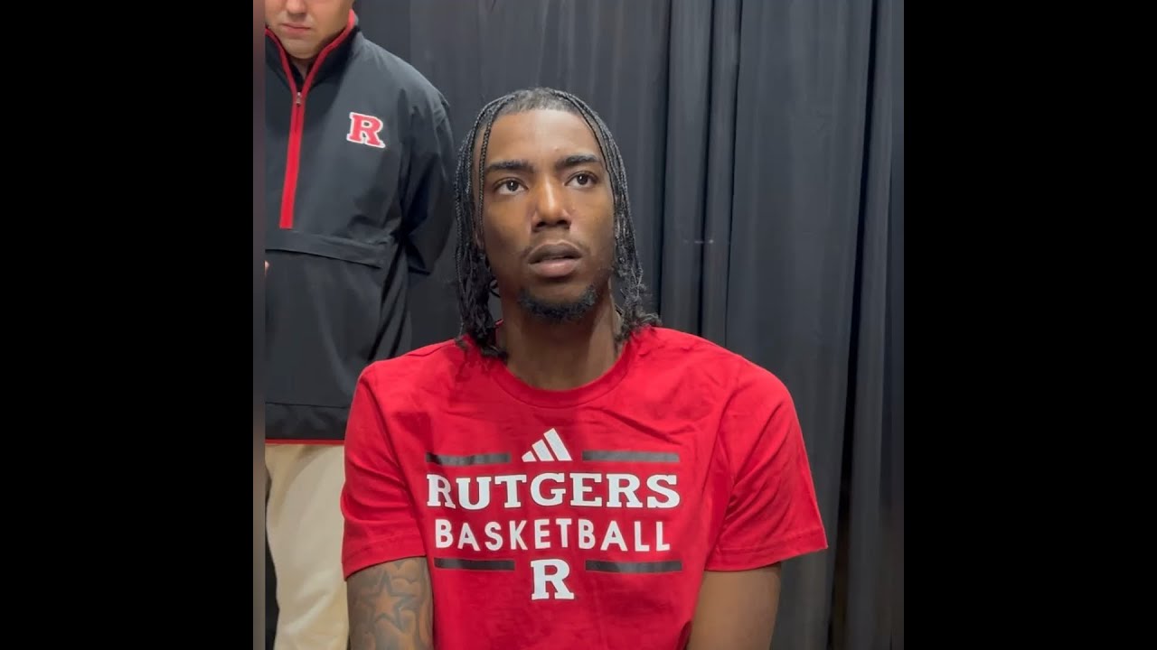 Bryce Dortch at Rutgers Basketball Media Day - YouTube