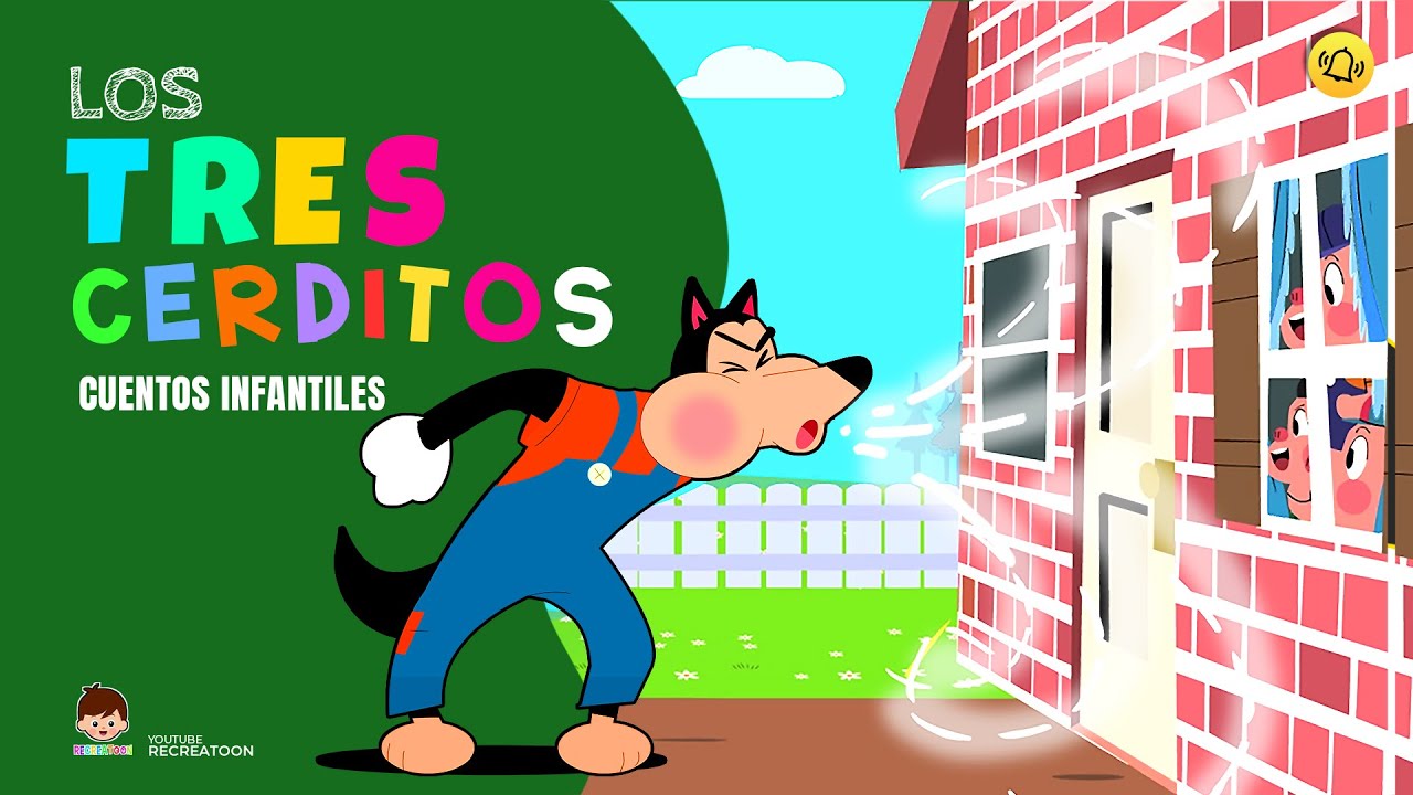 LOS TRES CERDITOS, CUENTOS INFANTILES, cuentos infantiles en español -  YouTube