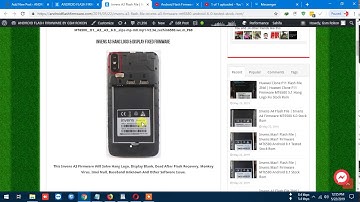 Invens A3 Flash File | Invens A3 Firmware MT6580 Android 6.0 Tested Stock Rom